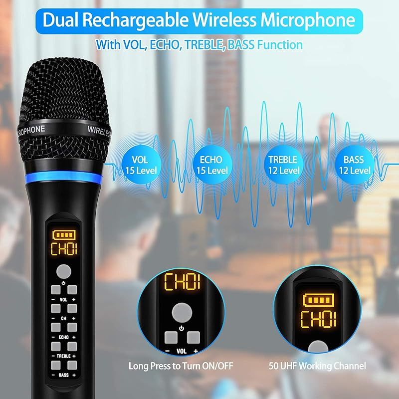 Kithouse UHF ワイヤレスマイクシステム メタルマテリアル