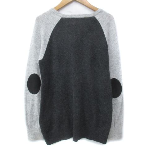 アーノルドパーマー arnold parmer エルボーパッチ付 カーディガン Arnold Palmer - アーノルドパーマー ウールブレンド 長袖 ニット