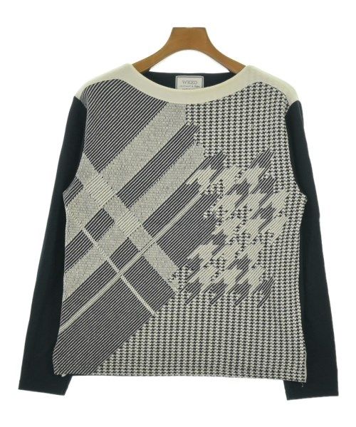 WRAPINKNOT ニット・セーター 0(XS位) 黒x白(総柄) 【古着】【中古】 WRAPINKNOT ニット・セーター メンズ 【古着】【中古】【送料無料