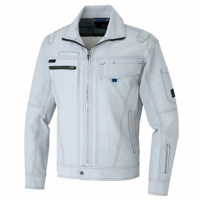 種類39：025カーキ/M AZ-30430 アイトス 長袖サマーブルゾン（男女兼用