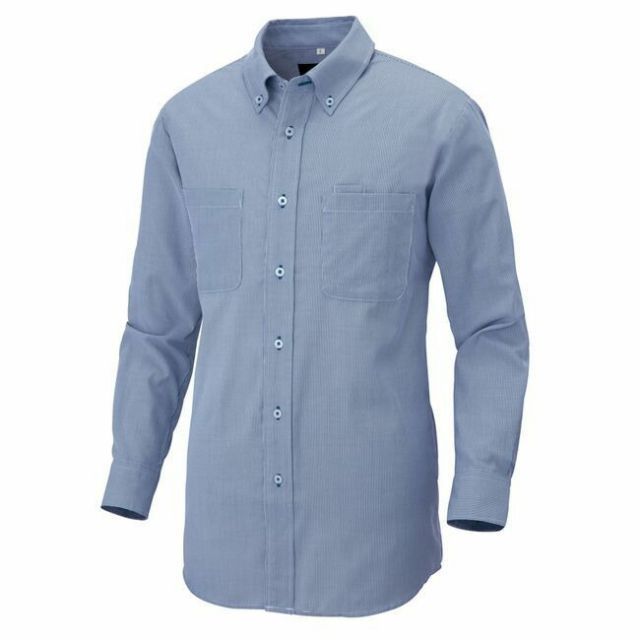 種類9：007サックス/5L(+1100円） AZ-50401 アイトス 長袖ボタンダウン