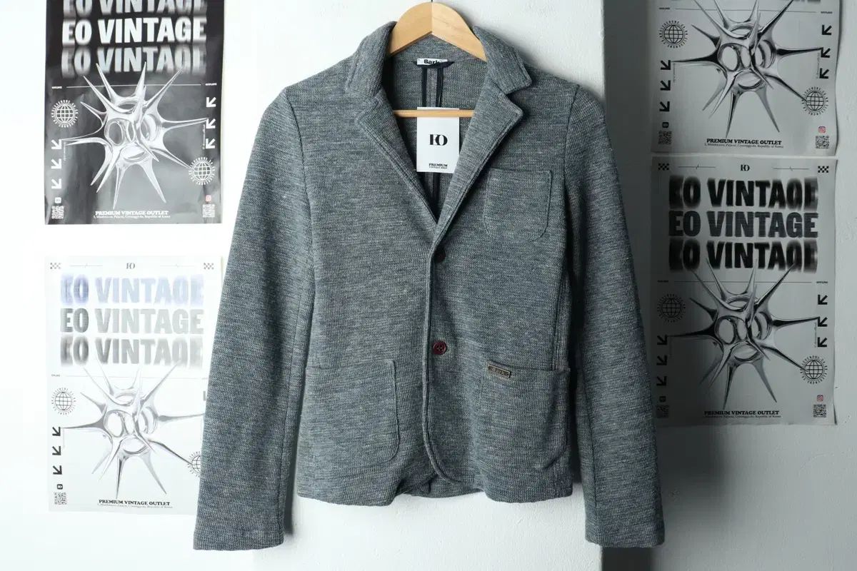 W XS-S ブランドヴィンテージ スーツ ジャケット ブレーザー バーク-1598F