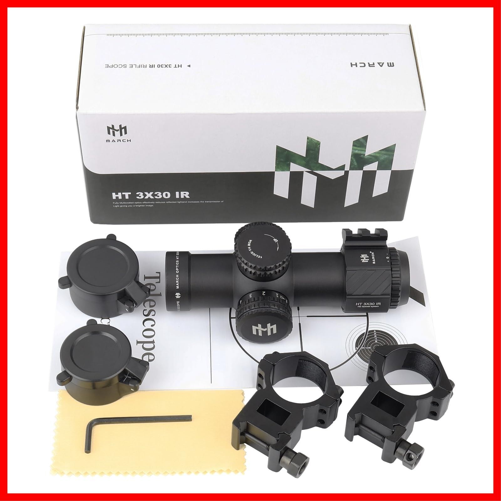 ショートスコープ 20mmレールマウント付き