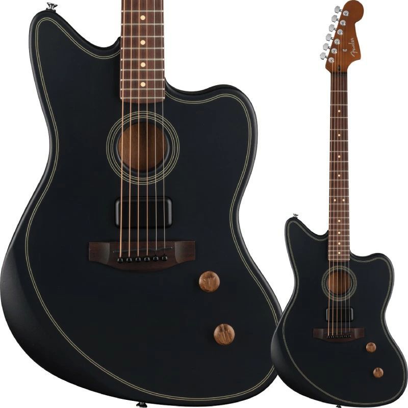 Fender Acoustasonic Standard Jazzmaster Black フェンダー