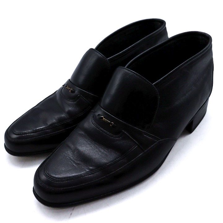 バリー ブーツ ローファー PARAWET シューズ ブランド 紳士靴 スイス製 黒 メンズ 6.5サイズ ブラック BALLY