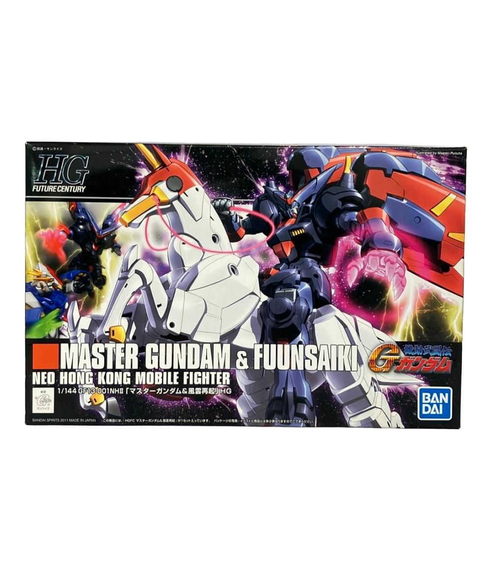 美品 バンダイ 機動武闘伝Gガンダム HG 1/144 マスターガンダム＆風雲再起