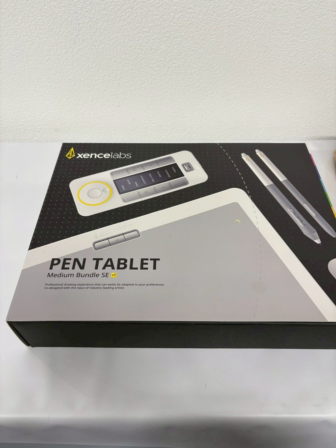 Xencelabs Pen Tablet Medium Bundle SE ホワイト グレー 動作未 ペンタブレット ワイヤレス エクセンスラボ MEBLE-SODAR_PL