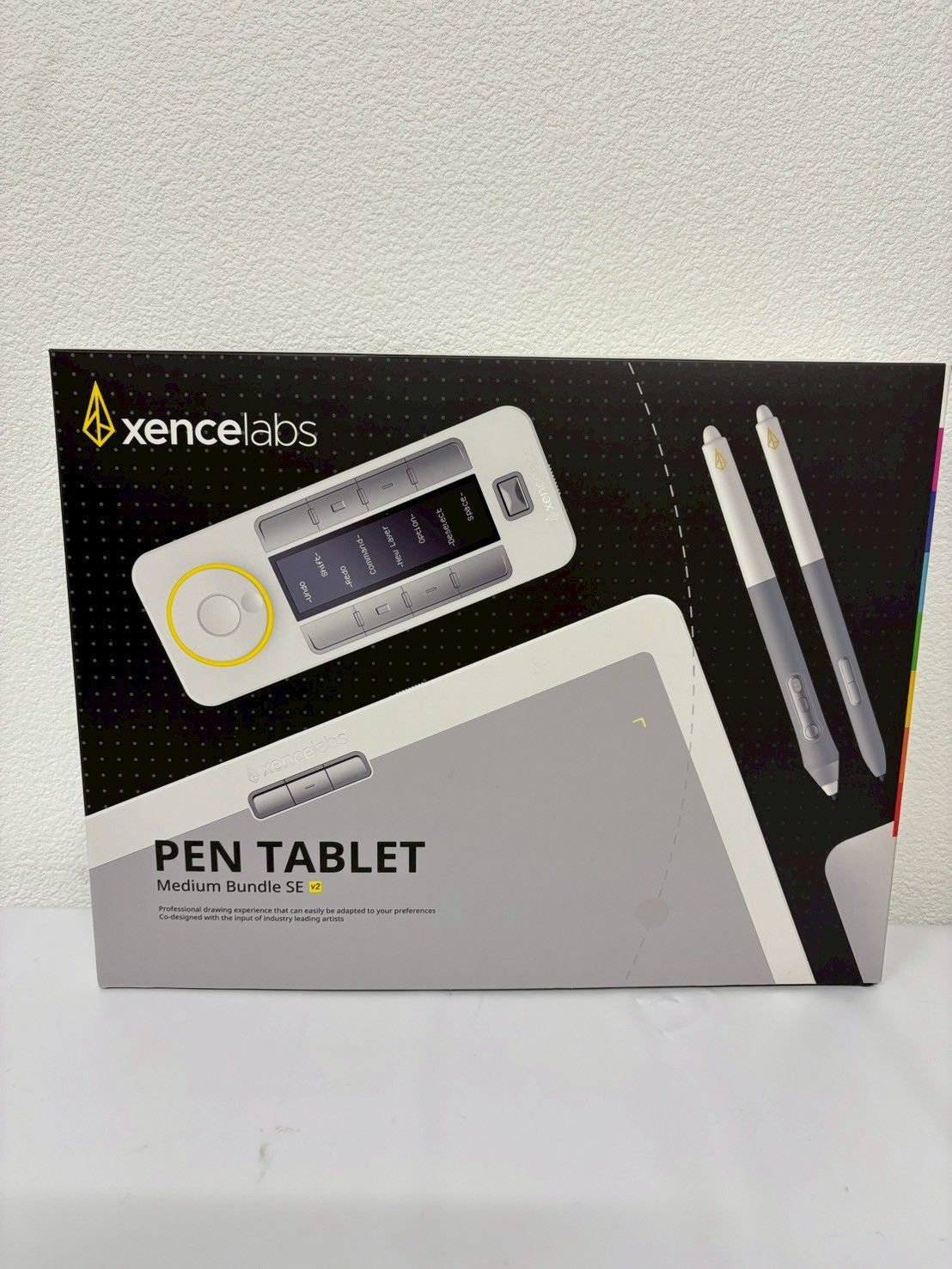 Xencelabs Pen Tablet Medium Bundle SE ホワイト グレー 動作未 ペンタブレット ワイヤレス エクセンスラボ