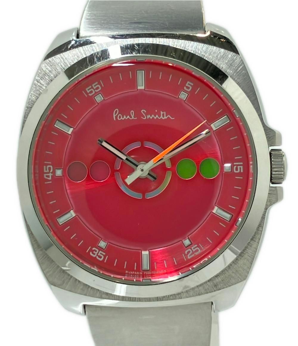 ポール・スミス 腕時計 ファイブアイズ ホリゾンタル F335-T010482 クオーツ レッド メンズ Paul Smith