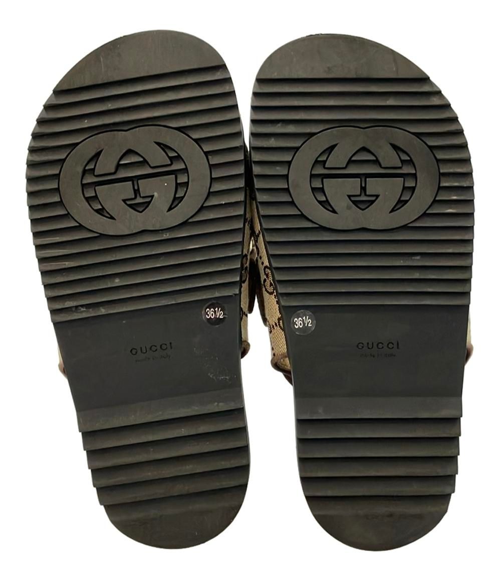  グッチ サンダル GGキャンバス レディース SIZE 36.5 M GUCCI サンダル サンダル ミュール