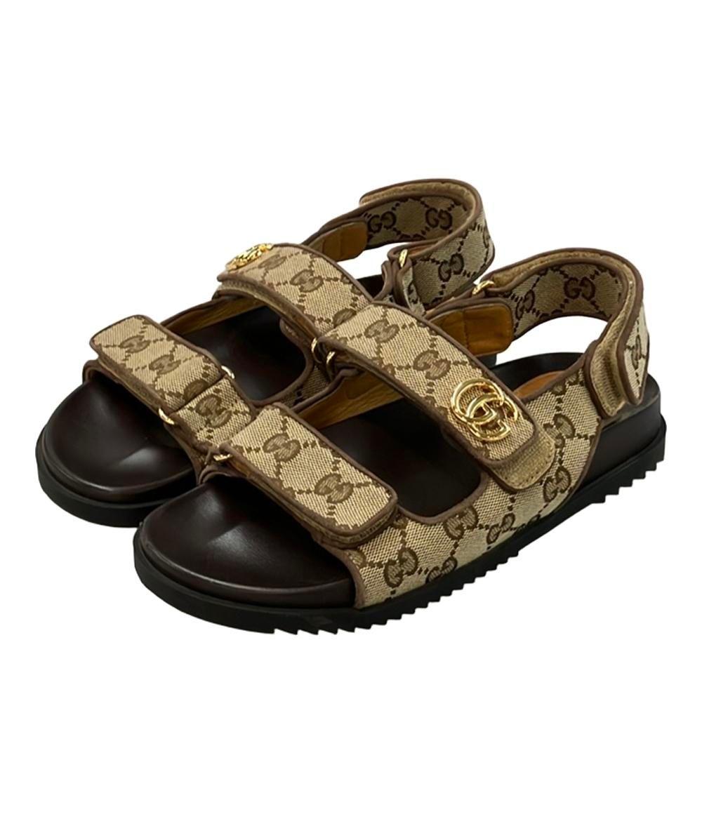グッチ サンダル GGキャンバス レディース SIZE 36.5 M GUCCI
