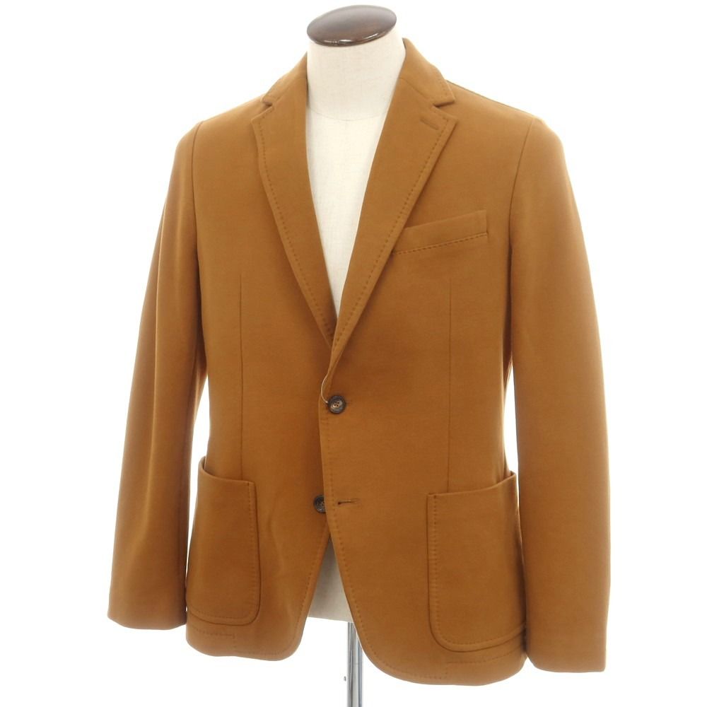 チルコロ1901 CIRCOLO 1901 ストレッチコットン カジュアルジャケット イエローオーカー サイズ50 メンズ