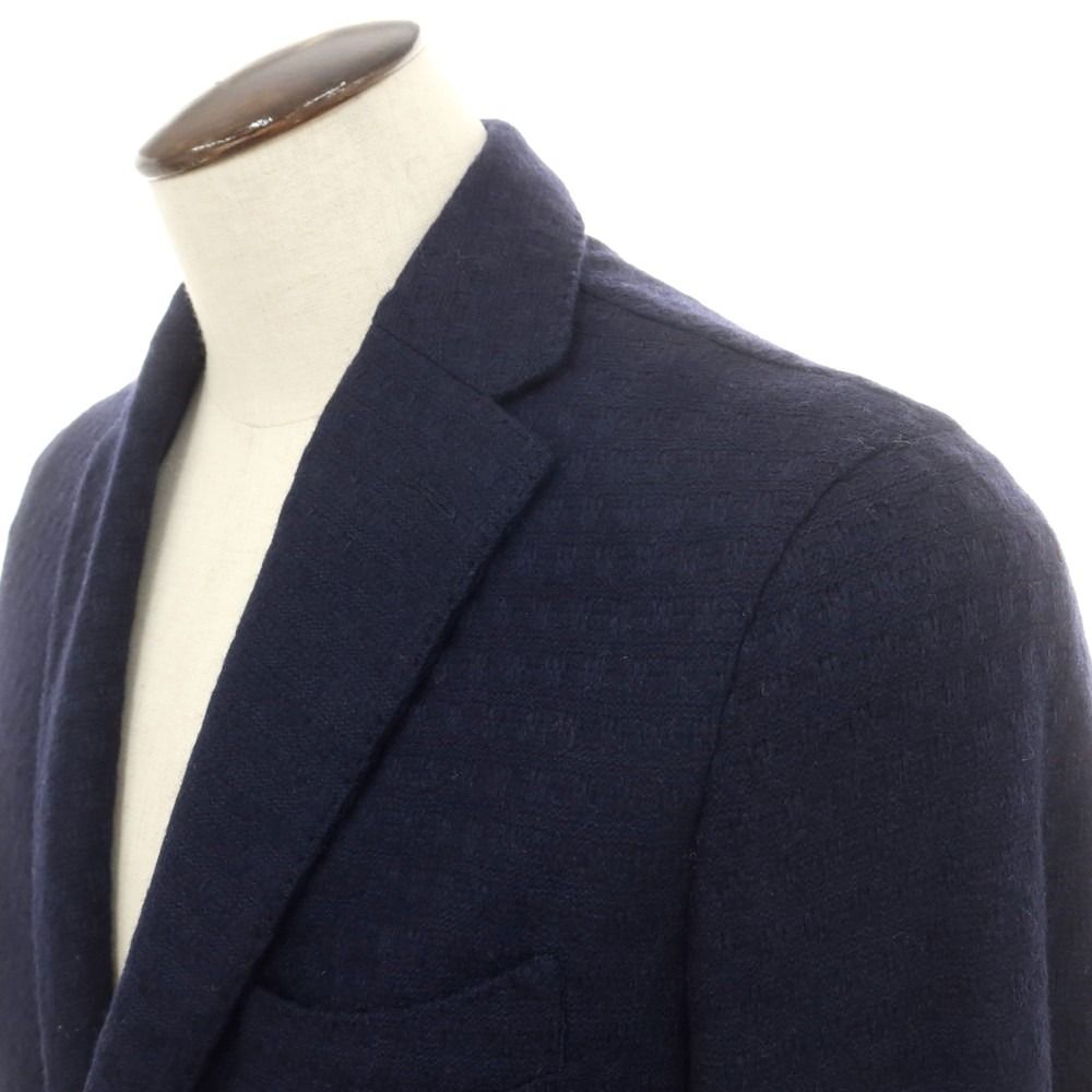 エルビーエム1911 L.B.M.1911 ウールナイロン テーラードジャケット ネイビー サイズ52 メンズ