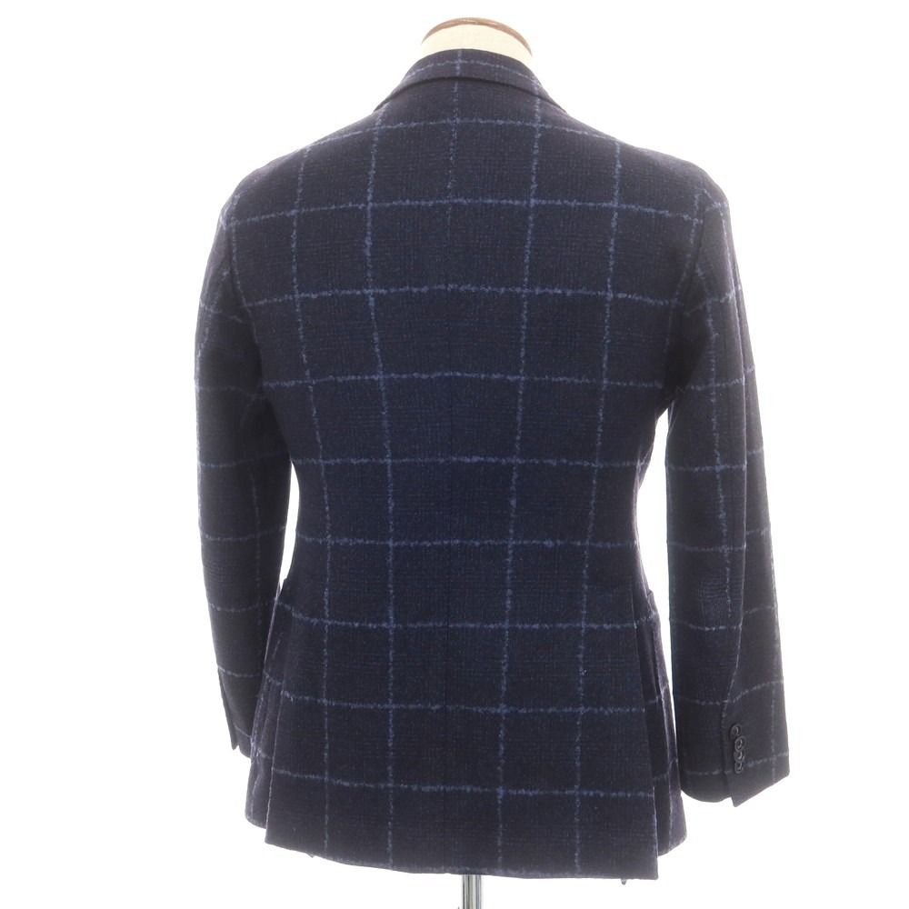 テーラードジャケット ネイビーxブルー