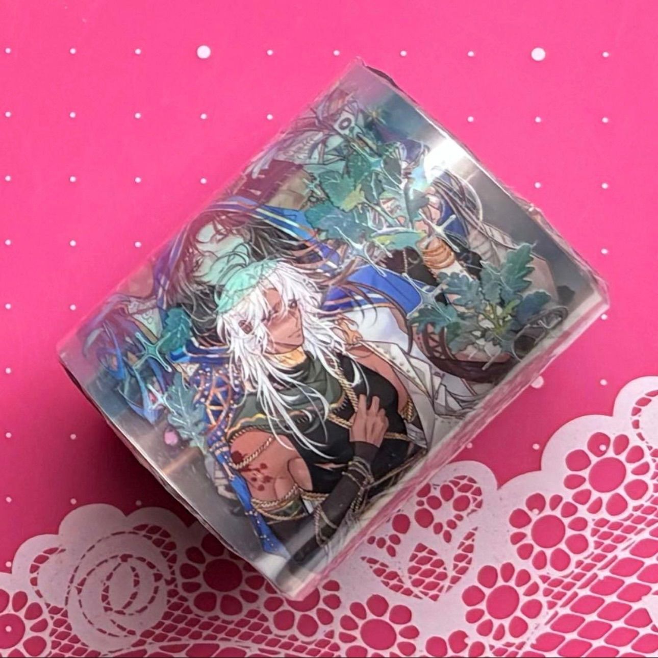 贝壳光 6cm×10m 流金搏 海外マスキングテープ 海外マステ 人物 男の子