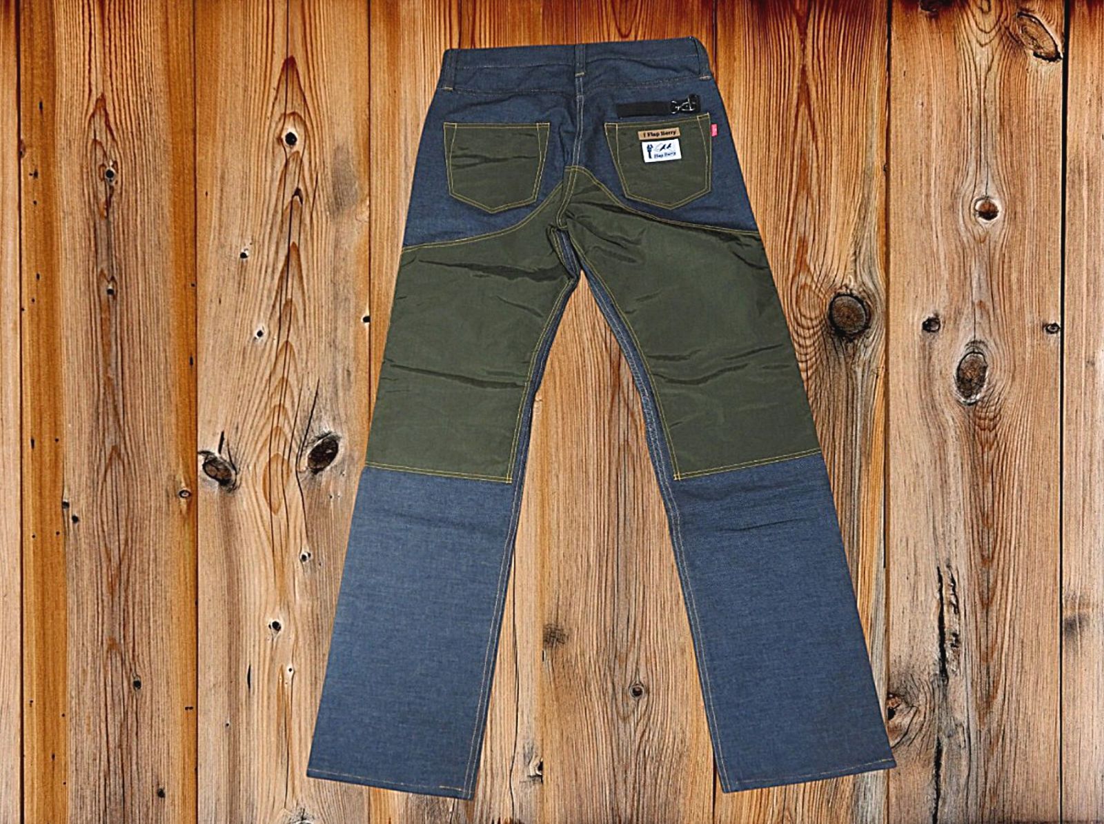 ✅️ デットストック 38インチ Flap Berry フラップベリー プロテクターパンツ ダブルニー バイカー 鷹狩り バイク 好き アウトドア ワークパンツ パンツ ジッパーフライ DIY 好きに