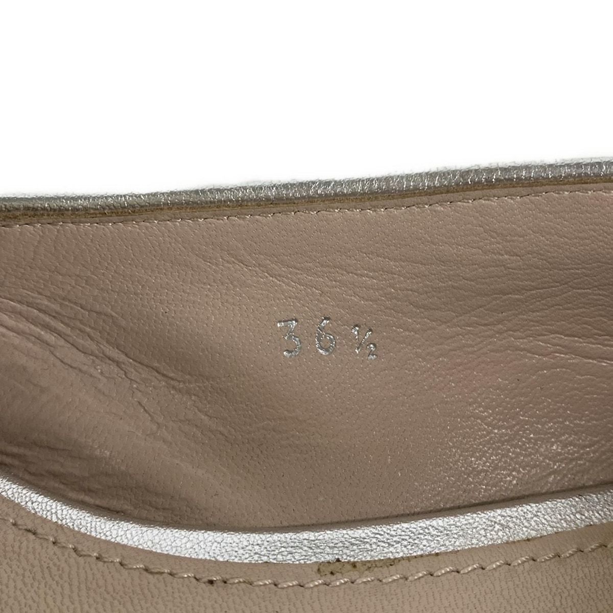 miumiu(ミュウミュウ) パンプス 36 1/2 レディース - シルバー  