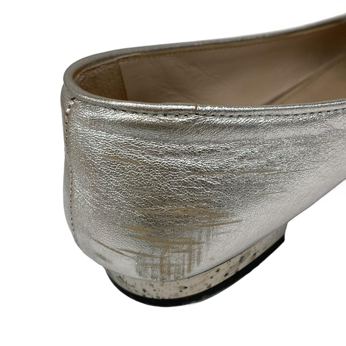 miumiu(ミュウミュウ) パンプス 36 1/2 レディース - シルバー  