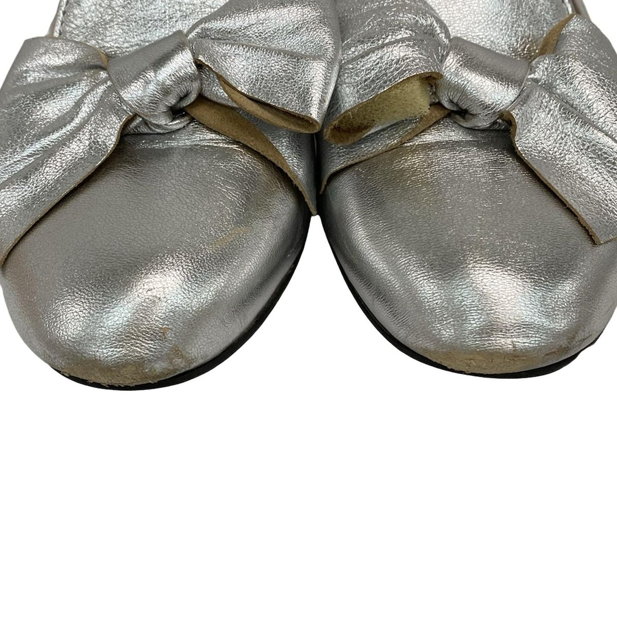 miumiu(ミュウミュウ) パンプス 36 1/2 レディース - シルバー  