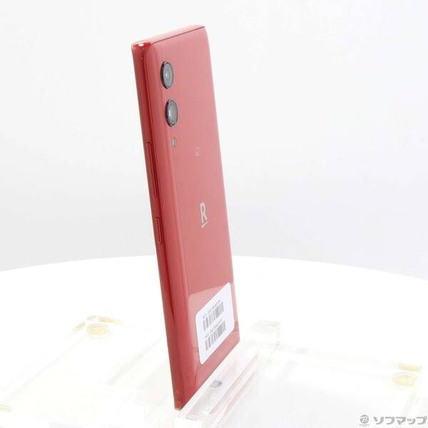 中古品〕 Rakuten Hand 5G 128GB クリムゾンレッド P780 楽天 SIM