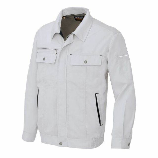 種類71：188ﾌｫﾚｽﾄNV×ｼﾙﾊﾞｰGY/5L(+1100円） AZ-5560 アイトス 長袖