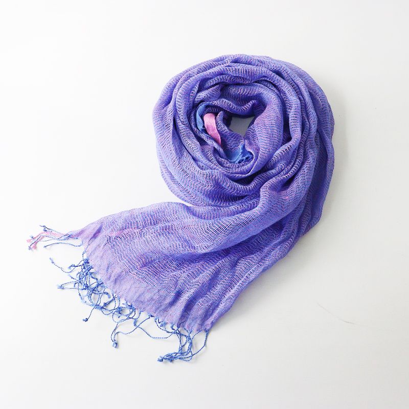 パラスパレス Pal'las Palace コットン 透かし織り 大判ストール