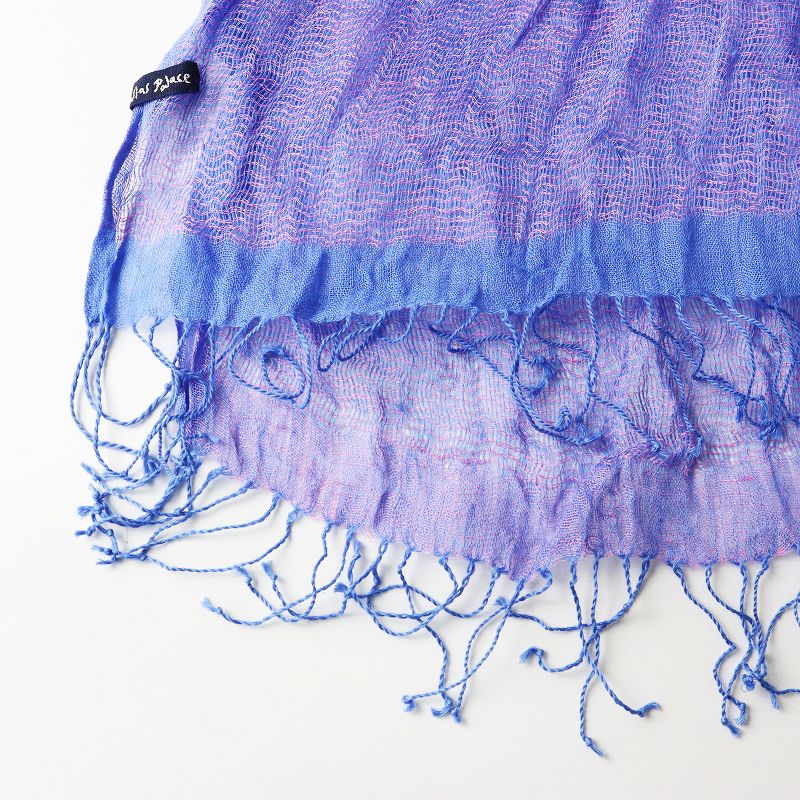 パラスパレス Pal'las Palace コットン 透かし織り 大判ストール