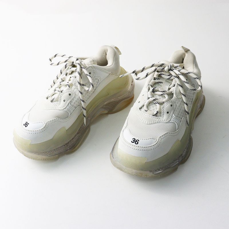 レディース バレンシアガ BALENCIAGA TRIPLE S トリプルエス レース 