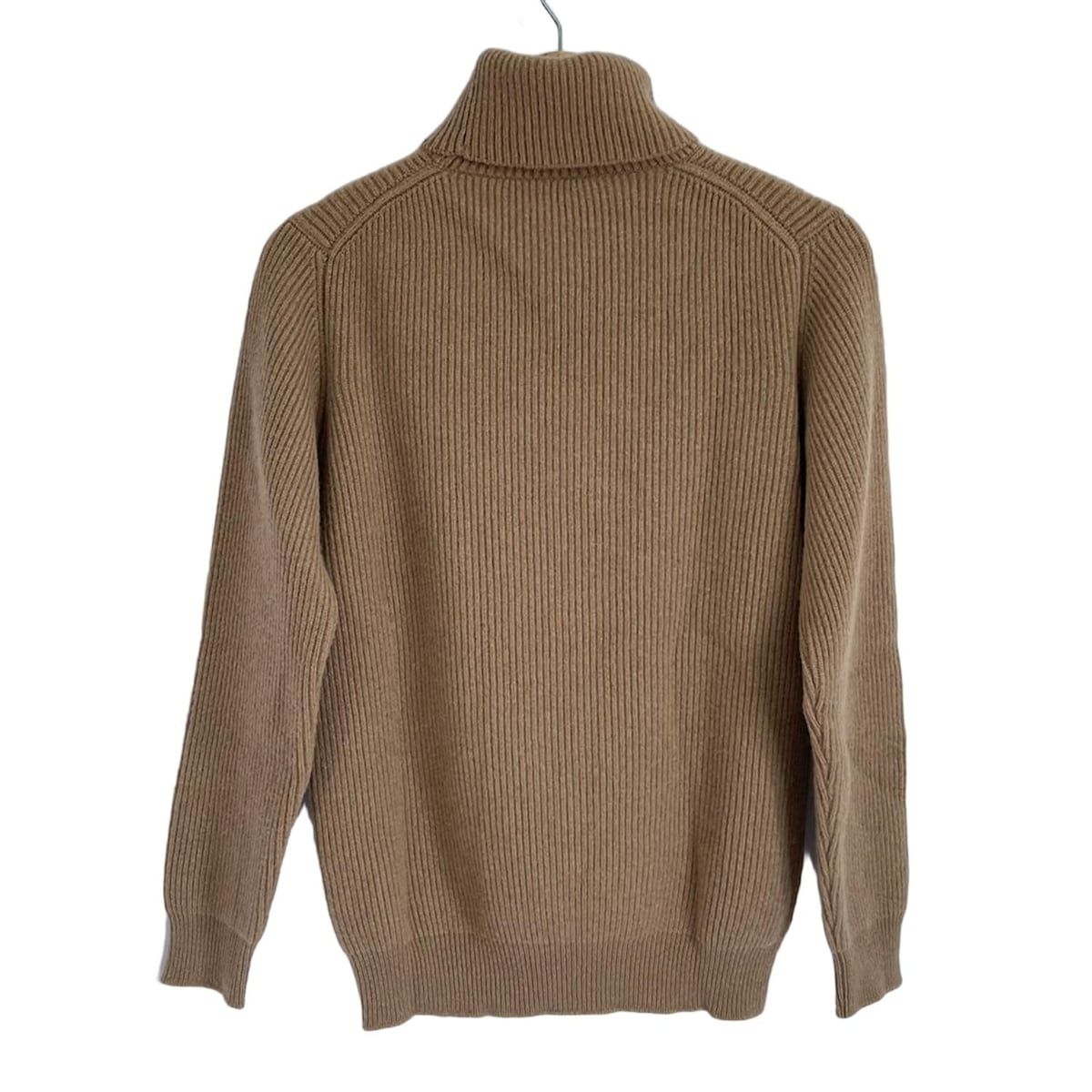 COLHAY S コルヘイス 長袖セーター サイズ40 M メンズ - ライトブラウン タートルネック カシミヤ