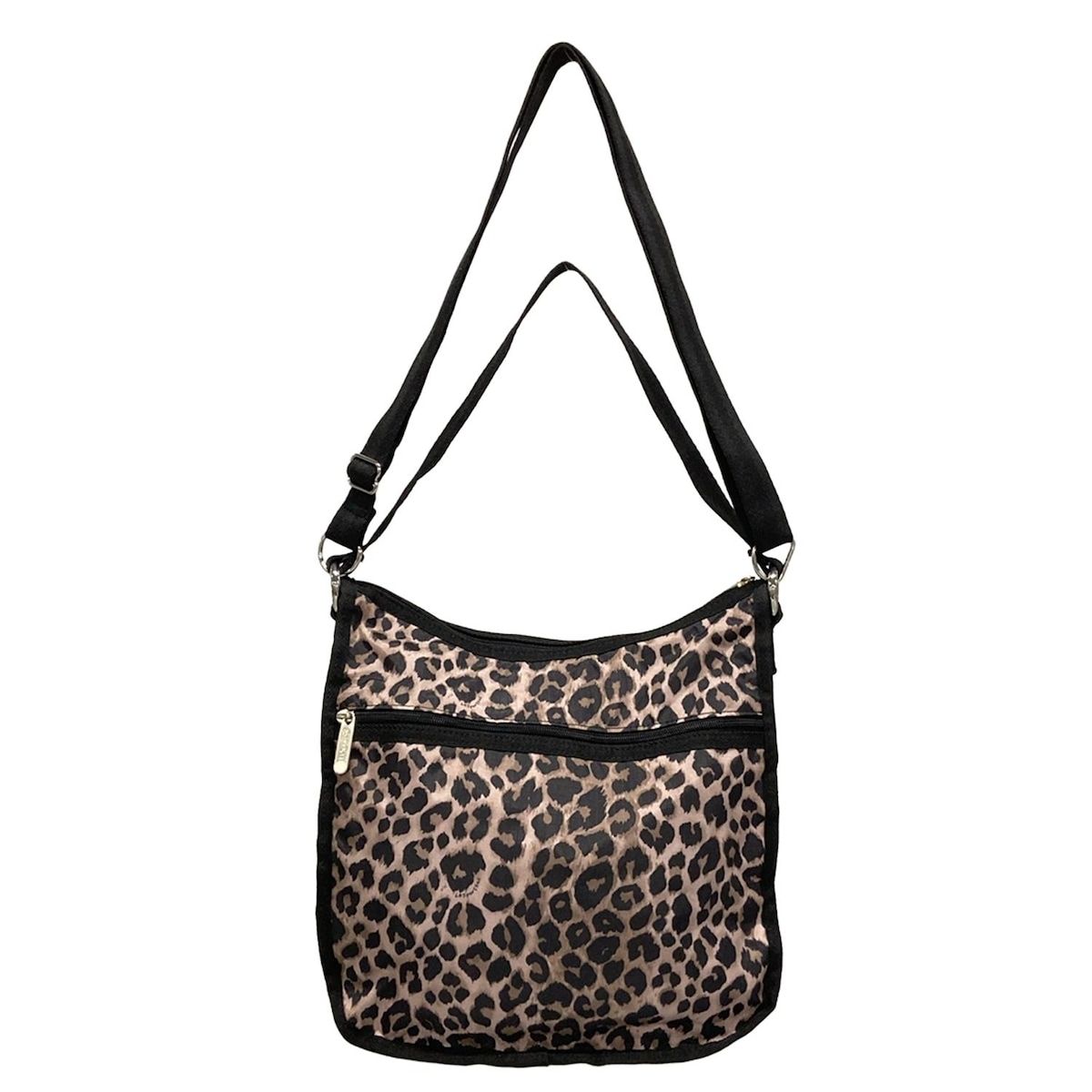 LESPORTSAC(レスポートサック) ショルダーバッグ美品 - 黒×アイボリー 