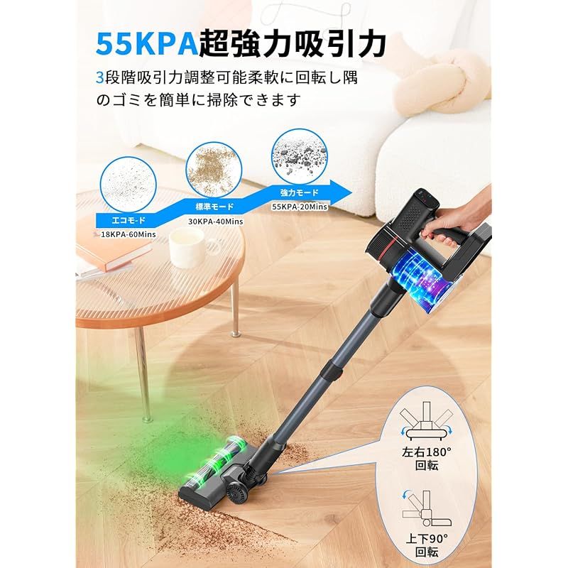 掃除機 コードレス掃除機 掃除機 強力吸引 サイクロン式 2段階 掃除機 コードレス掃除機 掃除機 強力吸引 サイクロン式 2段階