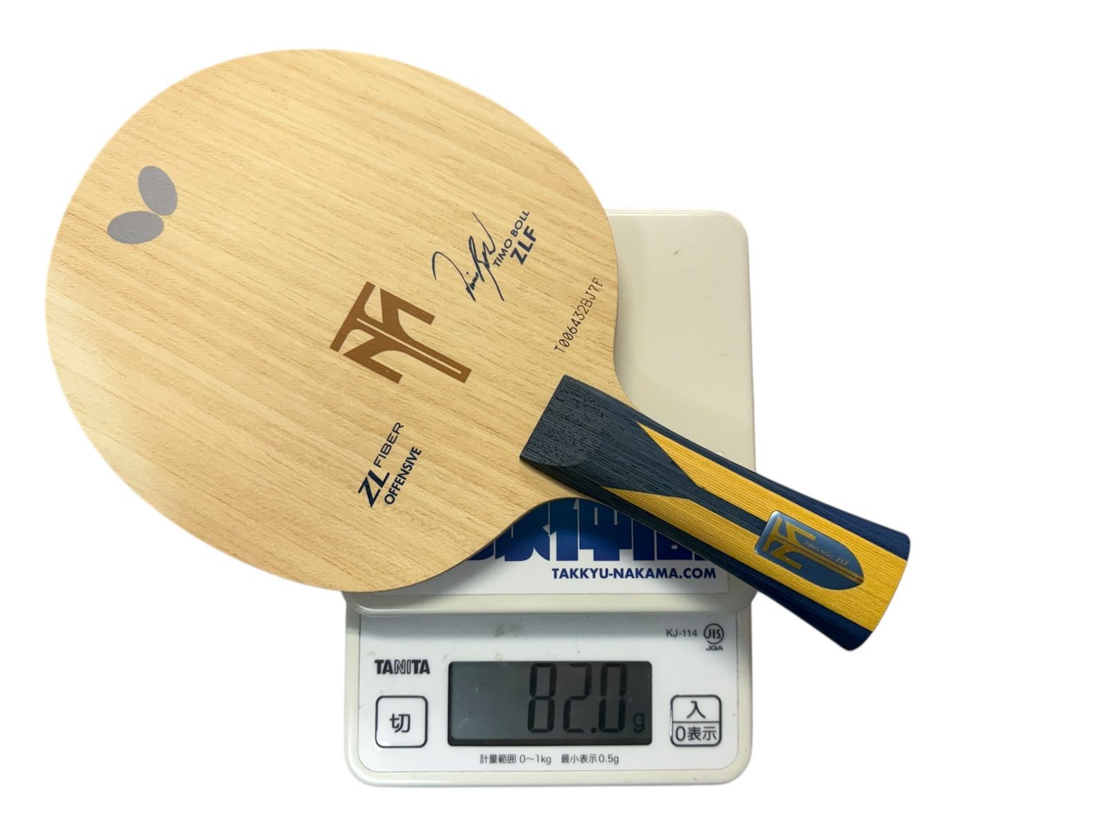 バタフライ ティモボルZLF FL 重量82 0 g