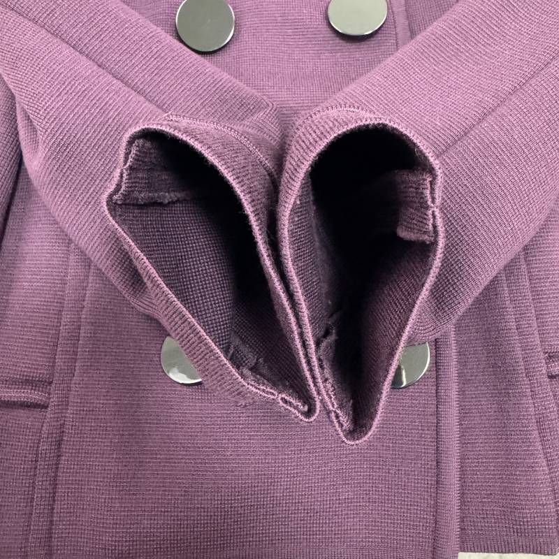 美品FOXEY BOUTIQUE カシミア混 コート パープル 42サイズ 美品FOXEY BOUTIQUE カシミア混 コート パープル 42サイズ 日本製