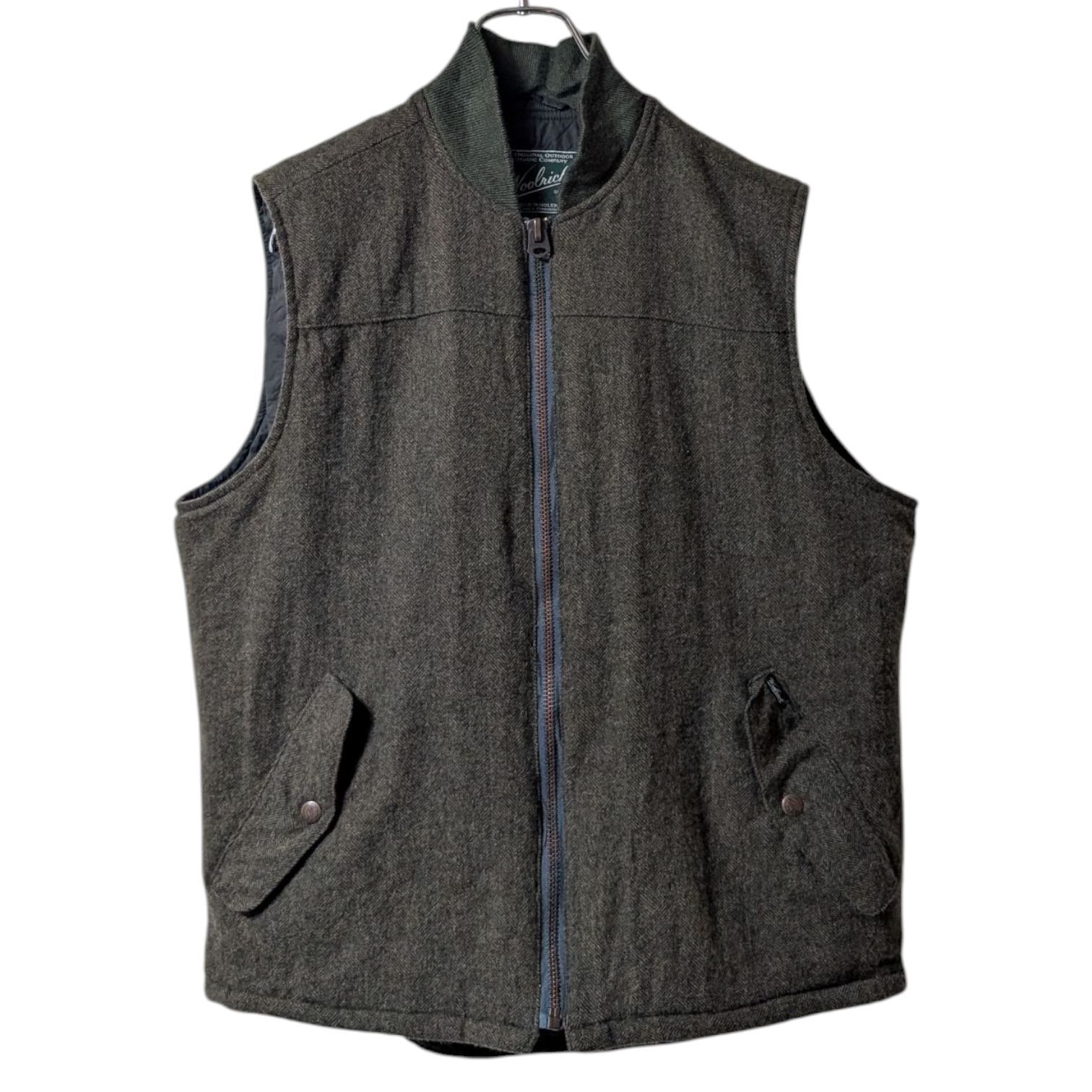 WOOLRICH ウールリッチ 中綿入り ウール ベスト f073