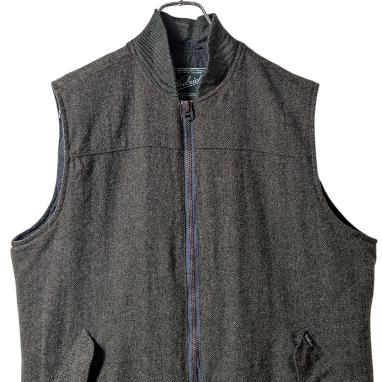 WOOLRICH ウールリッチ 中綿入り ウール ベスト f073