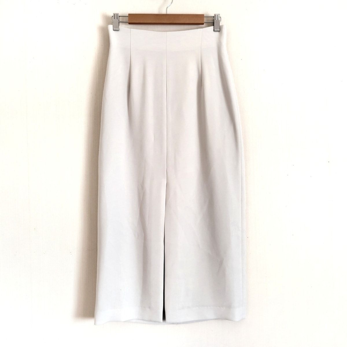 whim gazette ウィムガゼット ロングスカート サイズ38 M レディース - ライトグレー マキシ丈