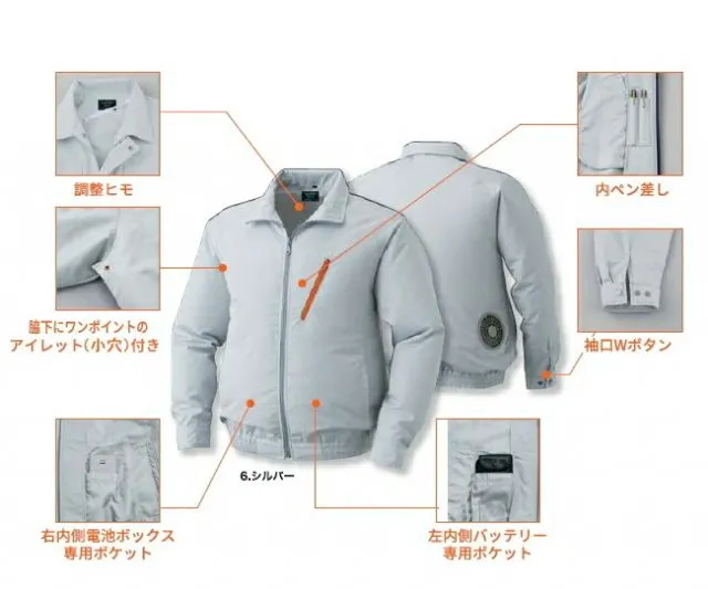 【お問い合わせ専用】 種類21：LL/ネイビー 【空調服(R)】ポリエステル製長袖ブルゾン