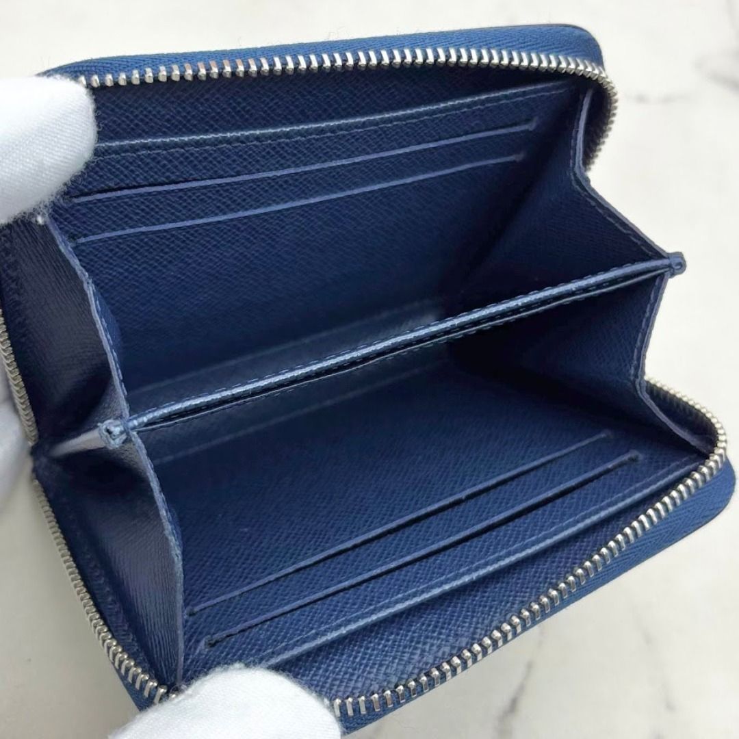 ✨極美品✨ルイヴィトン　エピ　アンディゴブルー　ジッピーパース 極美品】ルイヴィトン エピ ジッピーコインパース アンディゴブルー