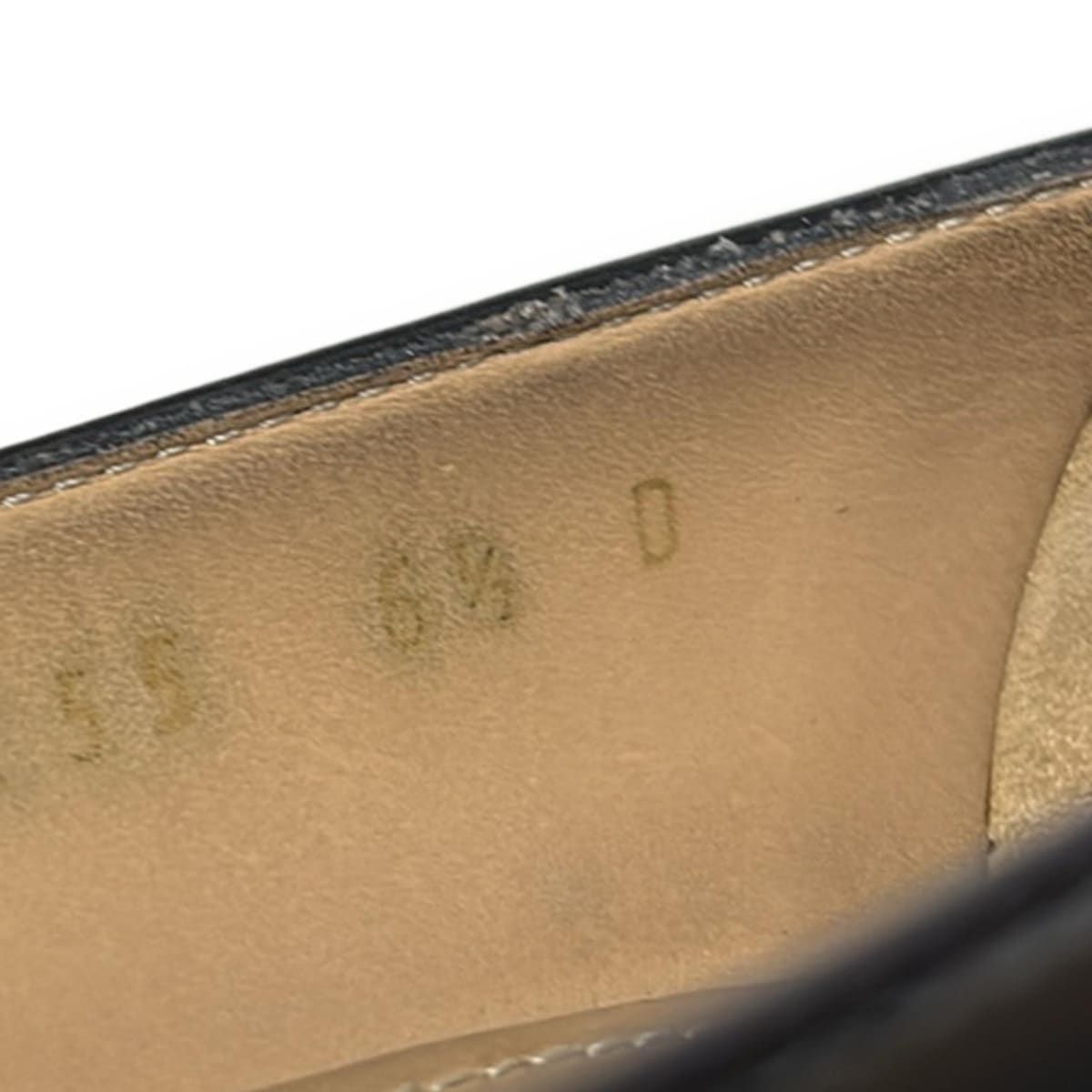  SalvatoreFerragamo サルバトーレフェラガモ パンプス 6 1 2 D レディース - 黒×ゴールド アウトソール張替済 レザー ハイヒール パンプス パンプス