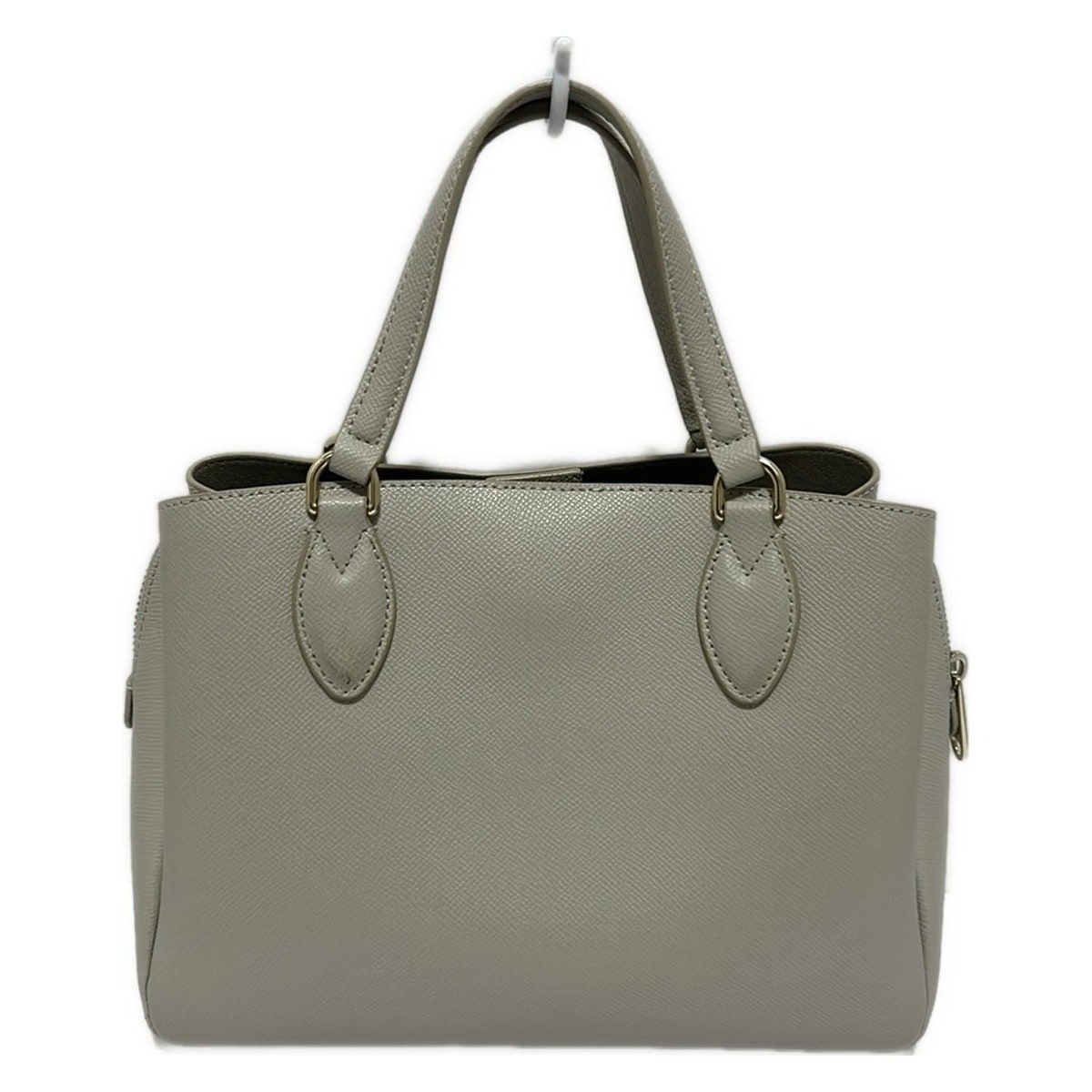 FURLA(フルラ) トートバッグ美品 - グレーベージュ レザー - メルカリ