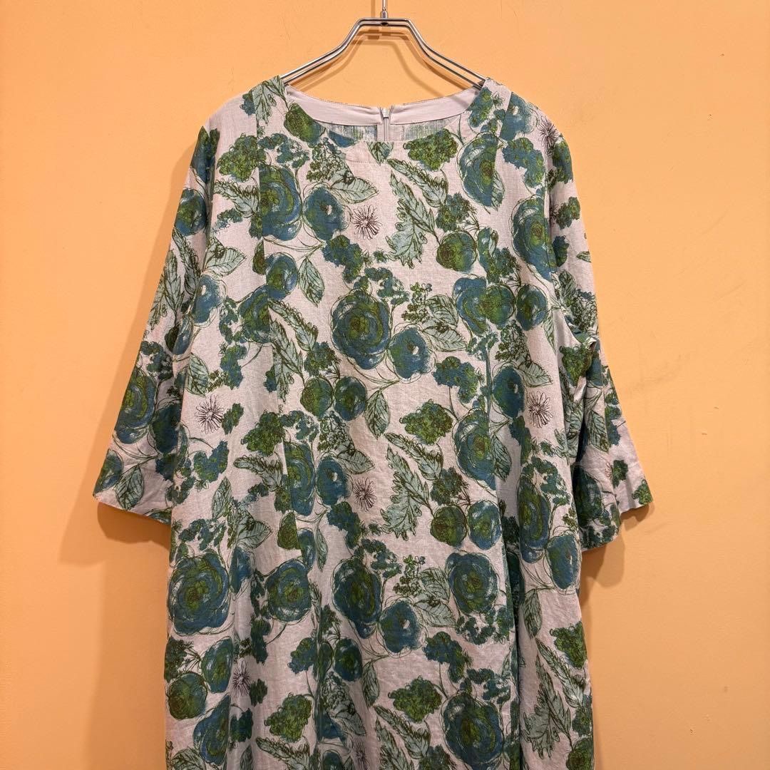 ワンピース 総柄