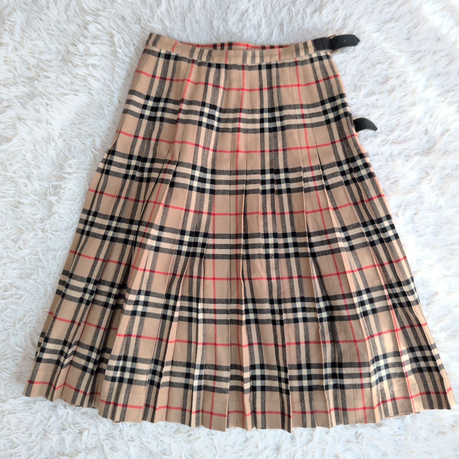 希少✨️BURBERRY バーバリー ノバチェック ロングプリーツスカート