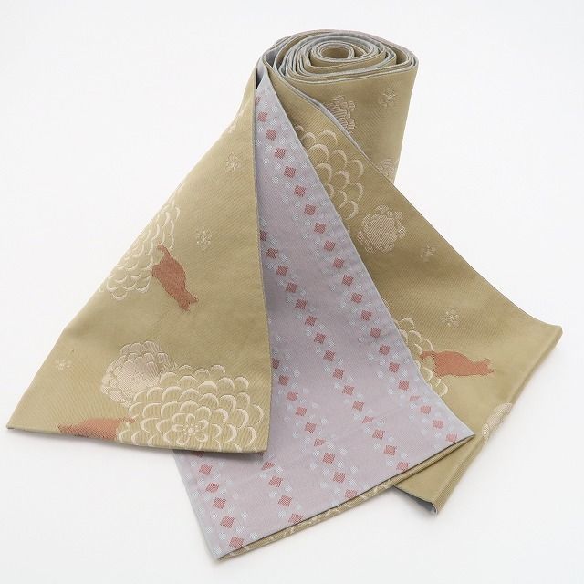 半幅小袋帯 6489