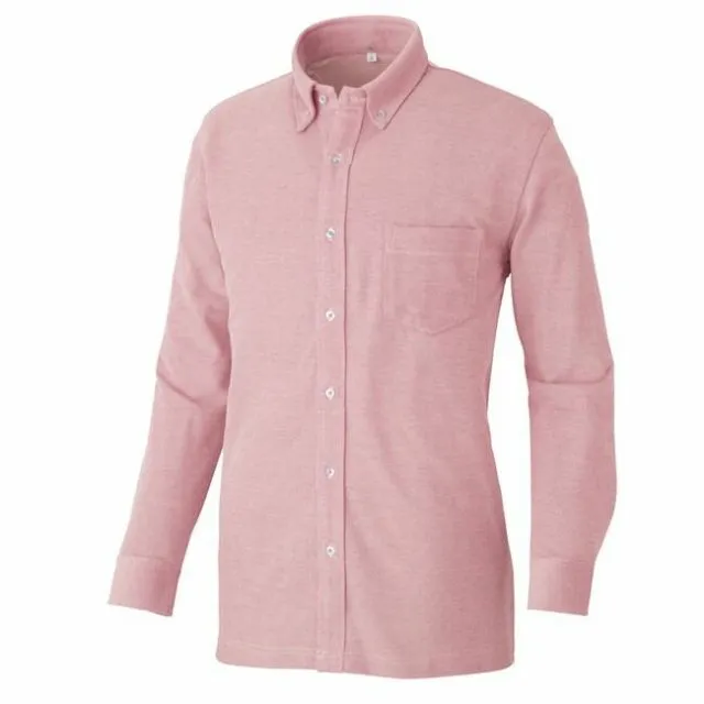 種類21：007サックス/S AZ-7853 アイトス 長袖ニットボタンダウン