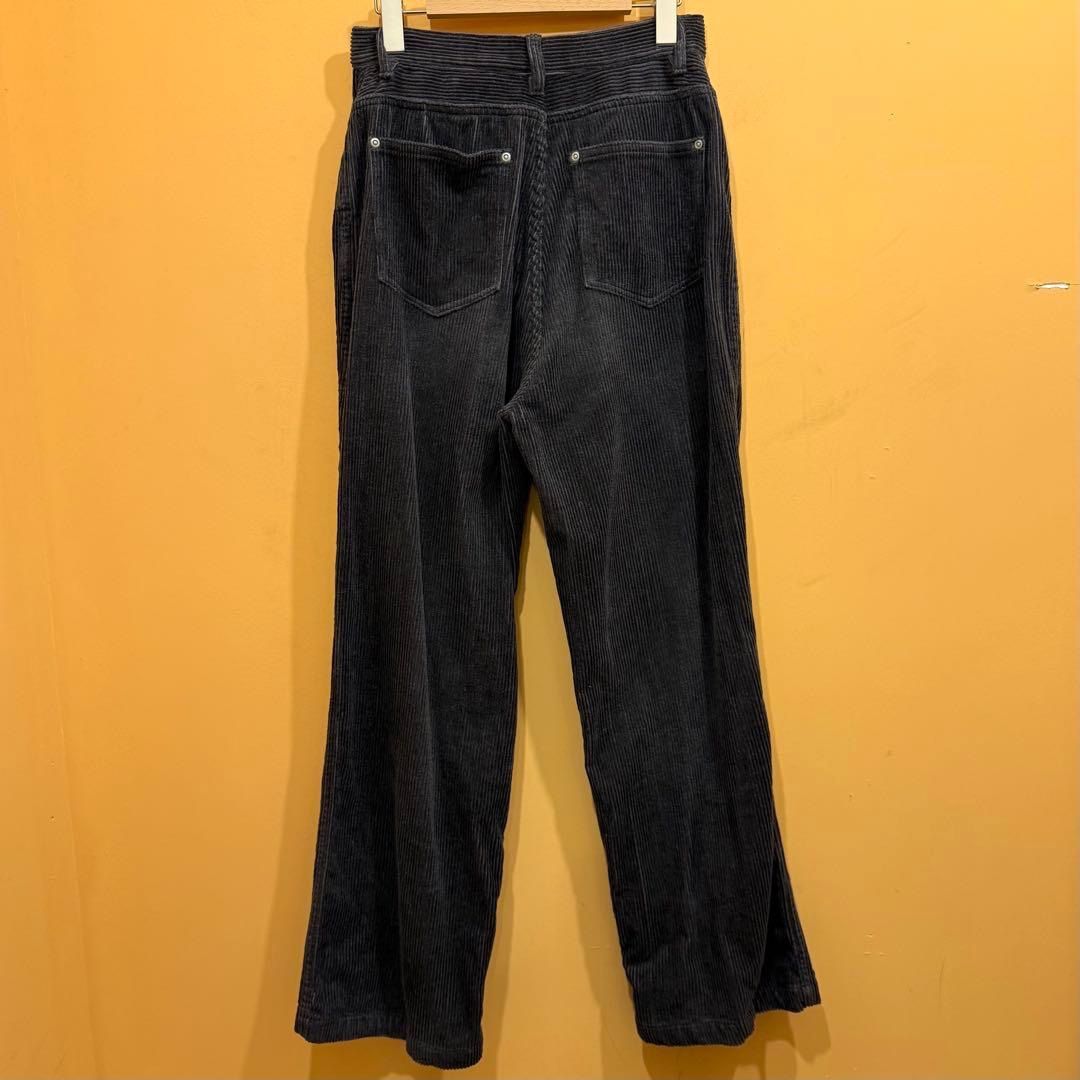 TODAYFUL ストレートコーデュロイパンツ チャコールグレー 38 み