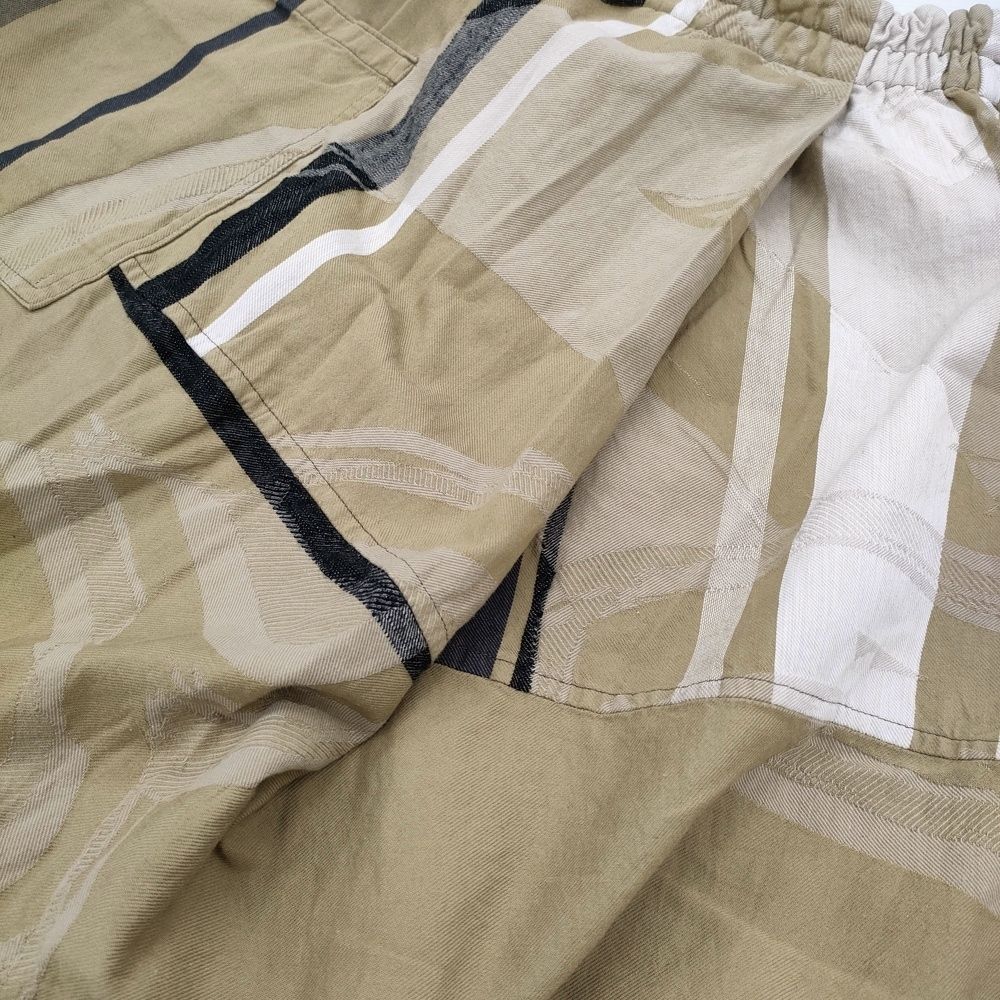 tamaki niime ダックス コットン100％ サルエルパンツ 定価25300円 イージー カーキ ホワイト レディース 玉木新雌 タマキニイメ 5-1018M DECORATOM_COM_BR