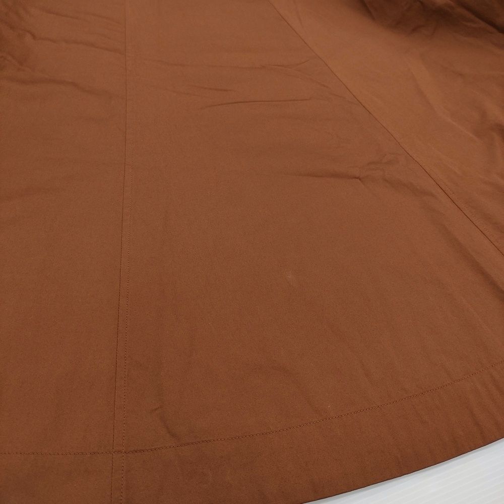 MARGARET HOWELL WASHED COTTON SATIN サイズ2 定価41800円 578-3132001 スカート 23SS ブラウン レディース マーガレットハウエル【中古】5-1018G♪ MARGARET HOWELL WASHED COTTON SATIN サイズ2 定価41800円 578