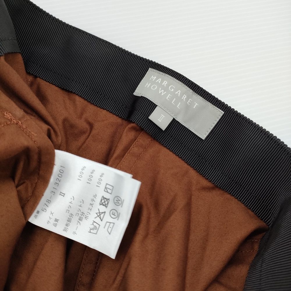 MARGARET HOWELL WASHED COTTON SATIN サイズ2 定価41800円 578