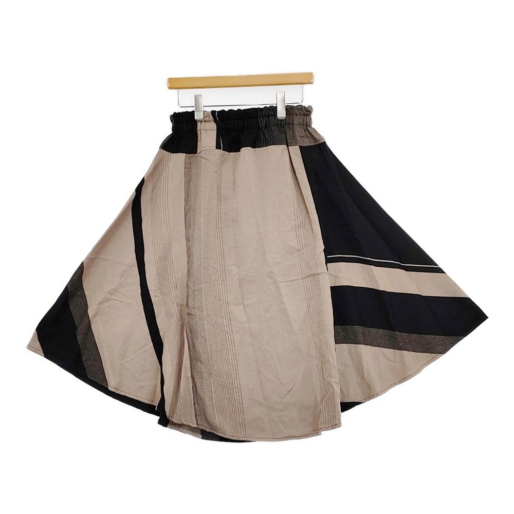 tamaki niime chotan skirt チョタンスカート コットン ロングスカート ベージュ ブラック レディース 玉木新雌 タマキニイメ 5-1018G