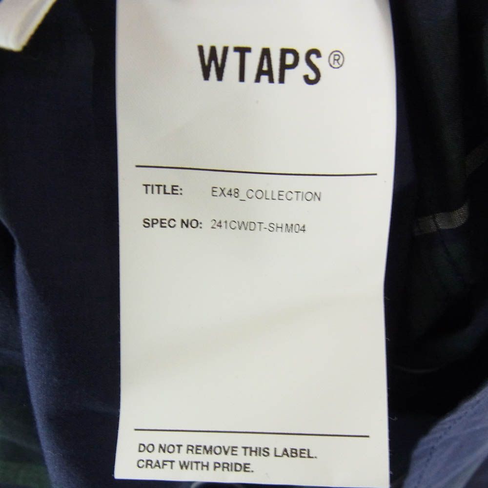 WTAPS ダブルタップス 24SS 241CWDT-SHM04 TXT 01 / LS / Cotton
